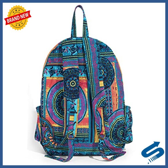 Large Capacity Bohemian Canvas Backpack Daypack for Travel Hiking